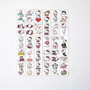 오리발 타투 스티커 숏핀스티커 패들 판박이