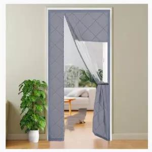 깔깔이 방풍 커튼 엠보싱 패딩 현관 방문 방풍비닐 보온 단열 100x210cm