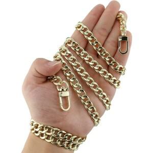 지갑 체인 스트랩 플랫 금속 버클이 있는 핸드백 사첼 토트백 숄더백 교체용