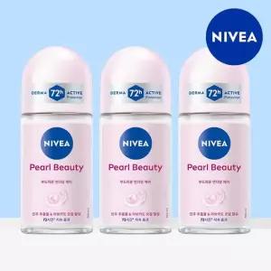 니베아 데오드란트 롤온 펄 뷰티 50ml 3개
