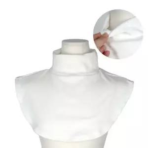 폴리목폴라 페이크 목폴라 레이어드 목티 화이트