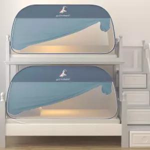 돌고래 난방텐트 1인용 싱글 방한 암막 블랙아웃 이층 2층