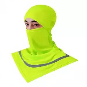 [골드스마일]형광 안전 라이딩 방한 바라클라바 마스크 반사 밴드