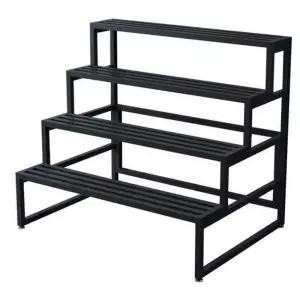 철제 계단선반테이블 계단식 의류매장 정리대 선반 화분