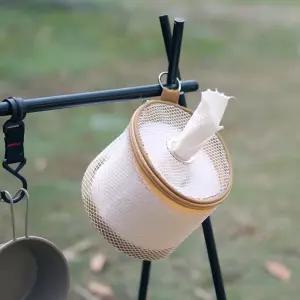 두루마리 그물 캠핑 휴지 케이스 디스펜서