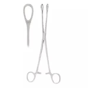 의료용 스피카 스폰지 포셉 직선형 핀셋 집게 S7-600 24CM