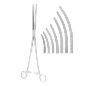 드레싱 의료용 스피카 로체스터핀 포셉 곡선형 집게 겸자 S7-146 26CM