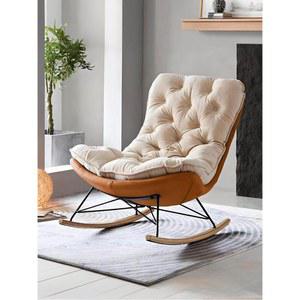 편안한 안락의자 정원 베개달 흔들 타뷰 레저 부드러운 가정용 세트 실내외 사진