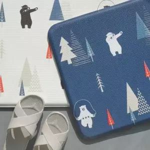 도톰한 고밀도 14T 양면 PVC 국산 주방매트 120x45 대 WFGUZEZ