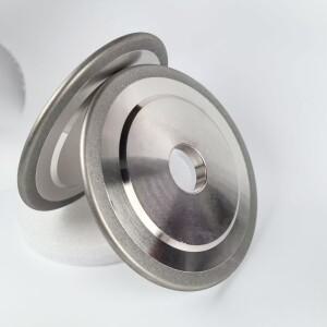 다이아몬드 그라인딩 휠 아크 반원형 스틸 나사 슬롯 도구 100mm 125mm 아버 20mm SDC200