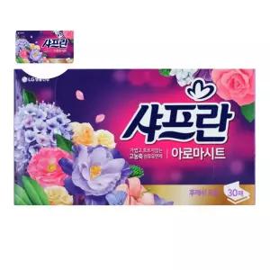 (제스트)샤프란 시트 후레쉬 30매 드림 티슈 시트 세제 형