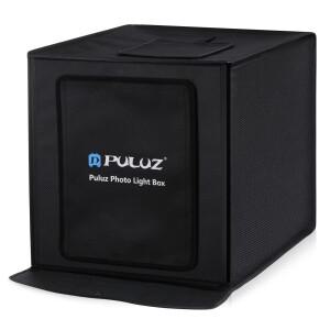 호환 PULUZ 60cm 사진 스튜디오 상자 휴대용 라이트 소프트 박스 LED 5500K 백색광 디밍 36W 텐트 6개 배경
