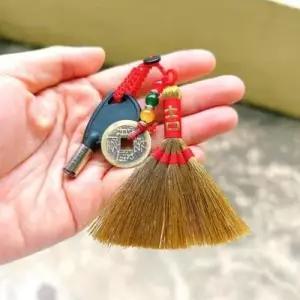 키링 대박 돈 쓸어담는 새해선물 착착 황금 기원 빗자 WF0D93F