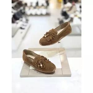 [시흥점][미소페]미소페 여성 2센티 기모 스웨이드 로퍼 (712539015)