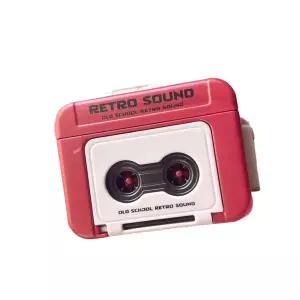 레트로 미니 녹음기 키링 카세트 레코더 선물 디지털