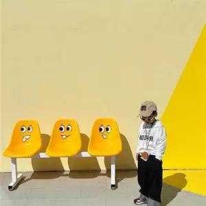 스마일 3인 벤치 매장 대기의자 입구 야외 방수코팅