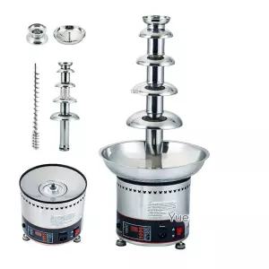 6단 초콜릿 분수 상업용 중탕기 초코퐁듀기계 호텔 뷔페