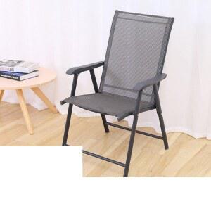 메쉬의자 야외 접이식 여름 캠핑 낮잠 의자 검은색 서머 체어