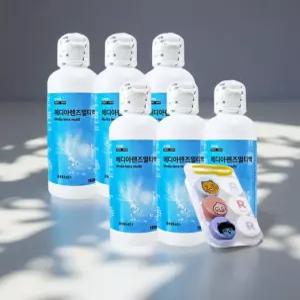 렌즈 습윤제 렌즈세척액 식염수 보존액 소프트렌즈 용액 150ml 6개