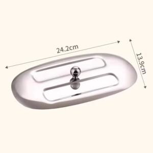 호환 SMEG TSF01 빵 기계 교체 뚜껑용 스테인레스 더스트 커버