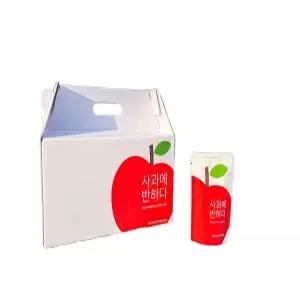 청송사과 옛골농원 클로렐라 사과로 껍질까지 통째 착즙한 생사과즙