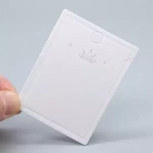 (색상 악세서리택100매)악세서리 귀걸이 목걸이 택 선물 종이 행택 100매