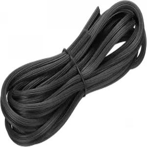 uxcell 스크린 스플라인 5M /16.4피트 고무 씰링 스트립 창문 리테이너 5.5mm OD 블랙 2 in 1 콤바인 타입