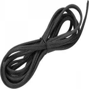 uxcell 스크린 스플라인 5M /16.4피트 고무 씰링 스트립 창문 리테이너 4mm OD 블랙 2 in 1 콤바인 타입