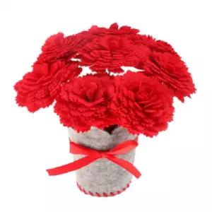 큰손 꽃화분만들기DIY 카네이션 해바라기 DIY키트 선물 감사 만들기 부직포 스승의날 펠트 미술수업