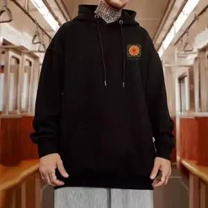 오렌지 프린팅 디자인 기모 남성 후드티셔츠 IS TS73 베이직후드티 캐주얼후드티 기모후드티 가을후드티