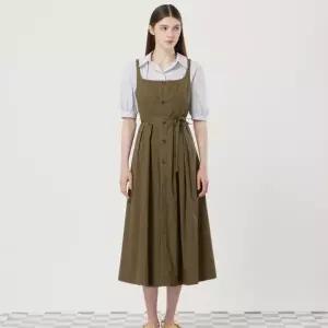 [롯데백화점]씨씨콜렉트 벨티드 버튼업 슬리브리스 원피스 C253MSE003