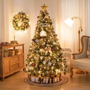 크리스마트리 꾸미기 크리스마스트리세트 가게앞 광장꾸미기 기본템 솔잎 풍성한