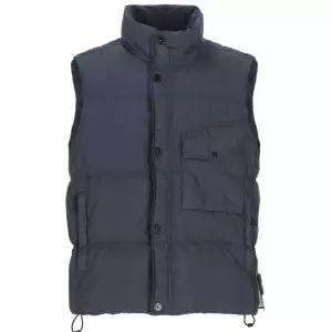 (당일) 25FW 스톤 아일랜드 크링클 랩스 NY 리사이클 네이비 패딩 조끼 K2S15 G100003 S0A23 V0020