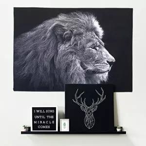 대형 패브릭 포스터 사자 M (KYR-W838A6A)