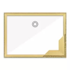 보석십자수액자 40x70 고급형 슬림 앤틱 퓨어골드 (KYR-WB60A2F)