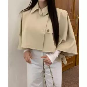 [간절기 필수템] 우아한 케이프 자켓