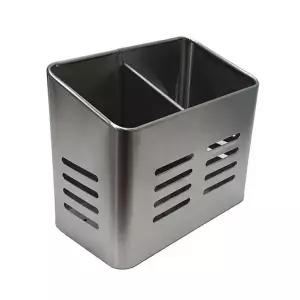 키친프리 OB41HU58 스텐 사각 다용도통 수저꽂이