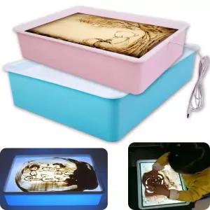 창의력발달 샌드아트 스크린 LED 마법 모래 그림판 과학수업 과학원리 과학왕