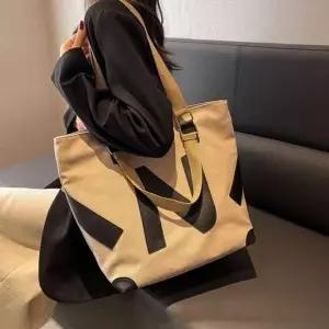 [셀러에이드]연예인 싸더라 대형 캔버스 가방 토트백 에코백 명품