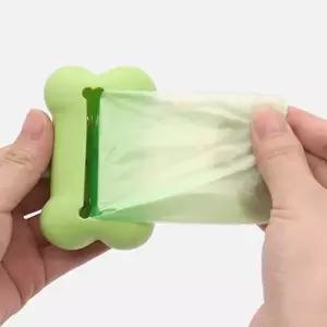 [골드스마일]실리콘 강아지 고양이 배변봉투 케이스 1+1 산책 필수품