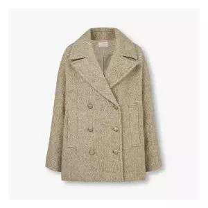 보브 7124416501 멜란지 부클 더블 하프 코트 882192