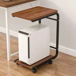 컴퓨터 본체 수납장 키보드 선반 수납 거치대 다이 프린터기