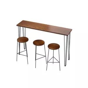 원목 바테이블 바카운터 높이형 원룸형 슬림형 카페용