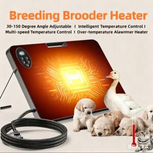 온도 조절식 가금류 히터 - 병아리 오리 부화기 고양이개에게 안전 실내 닭장용 에너지 절약 내구성 있는