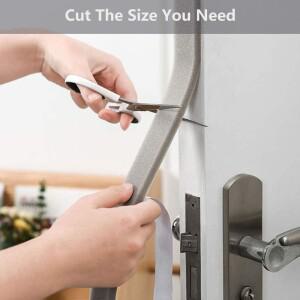 4M PU 스폰지 폼 씰 스트립 테이프 접착제 충돌 방지 방음 날씨 문 용 스트리핑 Windows 가구 보호