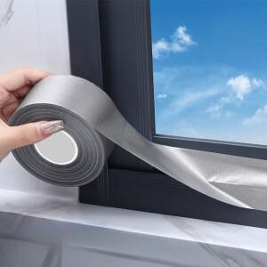 방풍 창문 밀봉 테이프 자가 접착식 이음새 스트립 강력 방진 방수 덕트 문 기밀