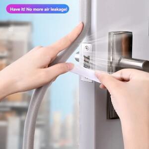 PU 스폰지 폼 도장 스트립 충돌 방지 방음 테이프 문 창문 날씨 스트리핑 4M 접착제 1.5 cm 3cm 너비