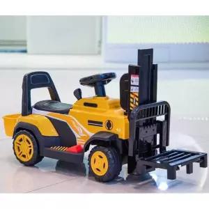 지게차 전동차 전동 승용 푸쉬카 노란색 리프팅 아이선물