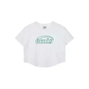 매장정품 EMIS 이미스 (WOMENS) CHAIN STITCH T-SHIRT-WHITE m1037_1446287 891454