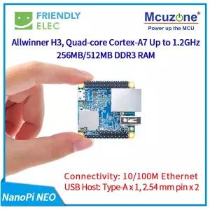 NanoPi NEO Allwinner H3 쿼드 코어 Cortex-A7 Ubuntu-Core 실행 4G LTECAT1-EU 케이스 512M